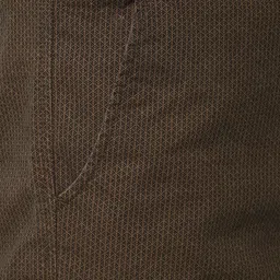 peter england Printed Men Brown Chino Shorts image 4