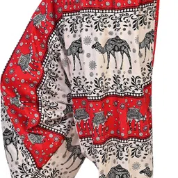 narnari Printed Rayon Women Harem Pants image 3
