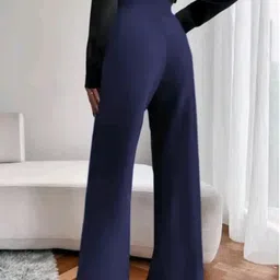 sara lifestyle Pack of 2 Women Regular Fit Multicolor Lycra Blend Trousers image 5