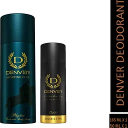 denver PYTHON, CALIBER 165ML,50ML For Men Provides 24-hour odor protection Deodorant Spray - For Men-picture-13