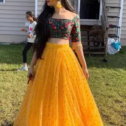 rivazz creation Embroidered Semi Stitched Lehenga Choli image 2