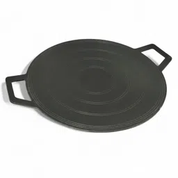 anzman enterprises Premium Iron Flat Kadai Tawa – 29.5 cm Tawa 29.5 cm diameter image 1