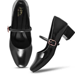 jm looks Women Fashion Trendy Mary Jane Shoes Bellies Casuals For Women image 5