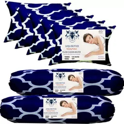 sanju brother Microfibre Bolster Pack of 7 Solid LUXORY-picture-26