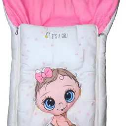 crozytone 3 in 1 Baby Sleeping Bag & Carry Nest, Cotton Baby Bedding for New Born Sleeping Bag image 2