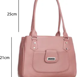 elegant Women Pink Shoulder Bag image 5