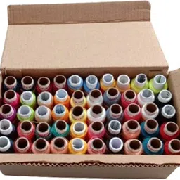 macaw Multicolored sewing thread 50Pcs 150 Meter Sewing Kit image 2