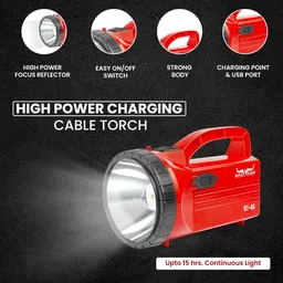 balwaan Bhoomi Shakti Torch (BT-40) 4000mAH li-ion Battery For Agricultural and Home use Torch image 4