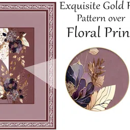 casa furnishing Polyester 6 Seater Floral Table Cover image 2