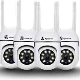 ApnaCam 5MP WiFi Mini PTZ Color Night Vision 1080p V380 Pro App Live View (Pack of 4) Security Camera-picture-16