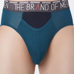 DISPENSER Pack Of 2 Mid Rise Basic Briefs S4-Brief-Airforce-Black-M image 2