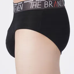 DISPENSER Pack Of 2 Mid Rise Basic Briefs S4-Brief-Airforce-Black-M image 5