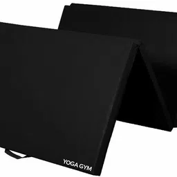 owlix Gym/ Gymnastics/ Traveling/Tumbling High Destiny Foam Foldable Black 12 mm Yoga Mat-picture-13