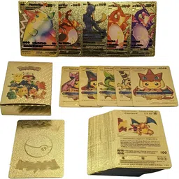 toyshaala 20 Pokemon Cards 5 Cards Each colour High Hp, High Power image 2