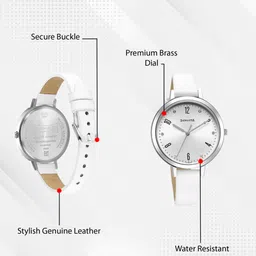 Sonata Style Analog Watch- For Women 87056SL03W image 3