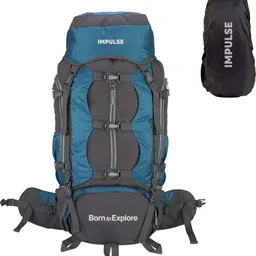 impulse 90 Litres Buckle Up Waterproof Rucksack Trekking Hiking Camping Outdoor Camps Luggage Bags Tour Travel Backpack with Rain Cover Rucksack- 90 L-picture-16