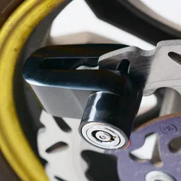 bikervalue Bike Chain Cleaner Brush With Micro Fiber Washing Hand Gloves Duster And Disc Brake Lock For Fiero F2 Combo image 4