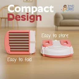 little lions Convertible Adjustable Baby High Chair – Feeding Seat with Tray & Footrest image 4