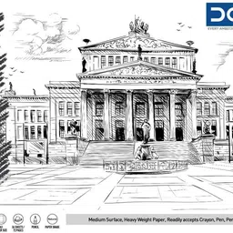 doms WIRO SKETCH PAD | 29.7 X 42cm |72 PAGES | 150 GSM | COVER DESIGN MAY VARY | Sketch Pad-picture-28