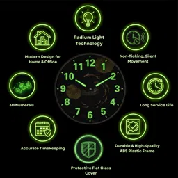 ginoyabrothers Analog 30 cm X 30 cm Wall Clock image 3