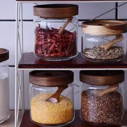 zoeecorporation Wooden Small Spoon for Spice/Masala, Tea, Honey, Coffee, Sugar, 12 pcs set Wooden Table Spoon, Measuring Spoon Set image 5