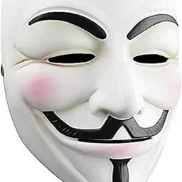 dazyen V for vendetta Anonymous mask (White) for Anonymous ,Hacker Mask Party Mask-picture-25