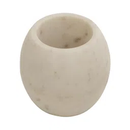 nikkispride White Marble Toothbrush Holder with Sleek Design image 4