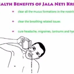 ekin Stainless Steel Silver Neti Pot image 2