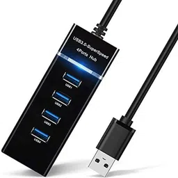 EpicEdge 4 Port 3.0 USB HUB High-Speed Slim with 30cm Cable Length Adapter USB Adapter-image-36