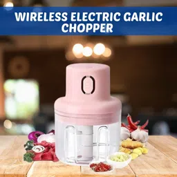 livesta Chopper (Electric Rechargeable Chopper) for Kitchen Vegetable Garlic Onion B197 Electric Vegetable & Fruit Chopper-picture-28