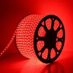 33 foot 10m rope light waterproof high brightness for indoor/outdoor use 1200 LEDs 10 m Red Steady Strip Rice Lights-picture-15
