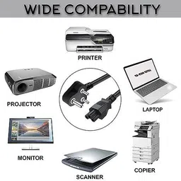 Ranz Laptop Adapter Power Cable Cord 3 Pin 1.5 m 240 W Adapter image 5