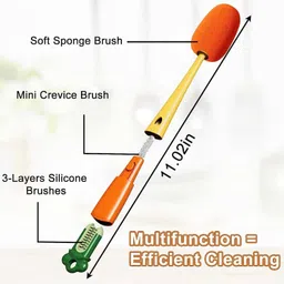 modinity 3 in 1 Multipurpose Bottle Gap Cleaner Brush image 4