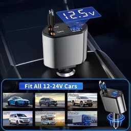 evaaenterprises 120 W Qualcomm Certified Turbo Car Charger image 4