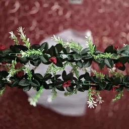 kingstyle impex Artificial Flowers Home Decoration Vine & Creepers Plant Wall Hanging Chain G636 Multicolor Rose Artificial Flower image 2