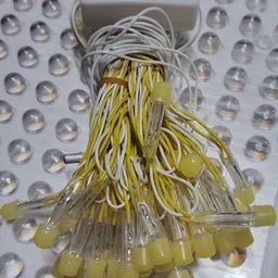 decorative item 50 LEDs 5 m Yellow Steady String Rice Lights image 2