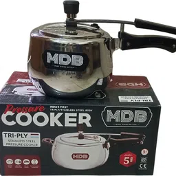 mdb TRIPLY SS HANDI 3.0LTRS. 3 L Induction Bottom Pressure Cooker-picture-45
