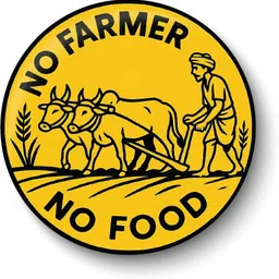 peacockride No Farmer No Food I Save Agriculture I Farmer I Agriculture I Fridge Magnet Pack of 1-picture-19