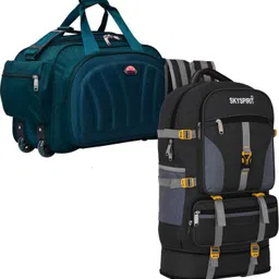 sky spirit Travel Rucksack & Wheeled Duffle Bag Combo for Trekking and Tours Rucksack - 70 L-picture-30
