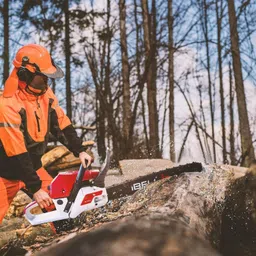 ibell 58CC 2 STROKE 18" 2058CS, Powerful 2 Stroke Handed Petrol Chain Saw, Woodcutting Saw for Farm Cordless Chainsaw image 5