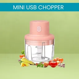 sacro Mini Rechargeable Chopper, Electric Chopper for Onion, Garlic and VegetableC60 Electric Vegetable & Fruit Chopper-picture-33