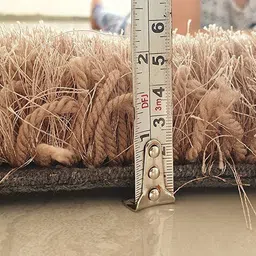 shag weaving Gold Polyester Carpet image 5