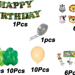 soi Solid Happy Birthday Decoration Items Balloons for Bday Decoration Kit Balloon image 2