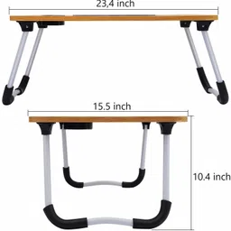 krishna creation Wood Portable Laptop Table image 2