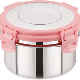 osiya Pink Stainless Steel Lunch Box - 350 ML 1 Containers Lunch Box-picture-17