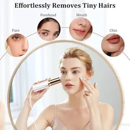 Feelon Women Mini Trimmer Machine for Face | Lipstick Shape Trimmer Cordless Epilator image 2