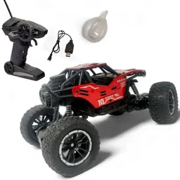 aavkar creation Rechargeable Mist Smoke RC Racing Car with 2.4GHz Remote & LED Lights – Kids Toy image 1