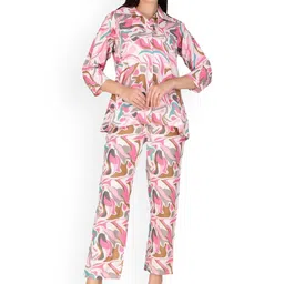 BAESD Abstract Printed Shirt & Palazzo-image-7