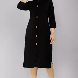 pyarelal Women Printed Viscose Rayon Frontslit Kurta image 3