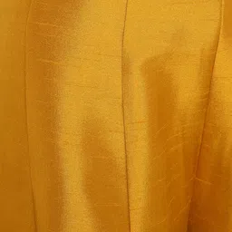 Janasya Women Mustard Yellow Printed Kurta with Palazzos & Dupatta image 4